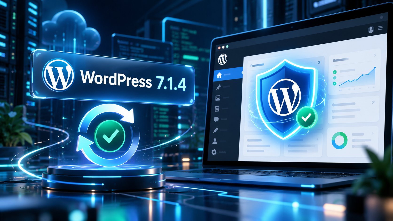 WordPress 7.1.4 — ważna aktualizacja bezpieczeństwa. Co się zmieniło i dlaczego warto ją zainstalować?